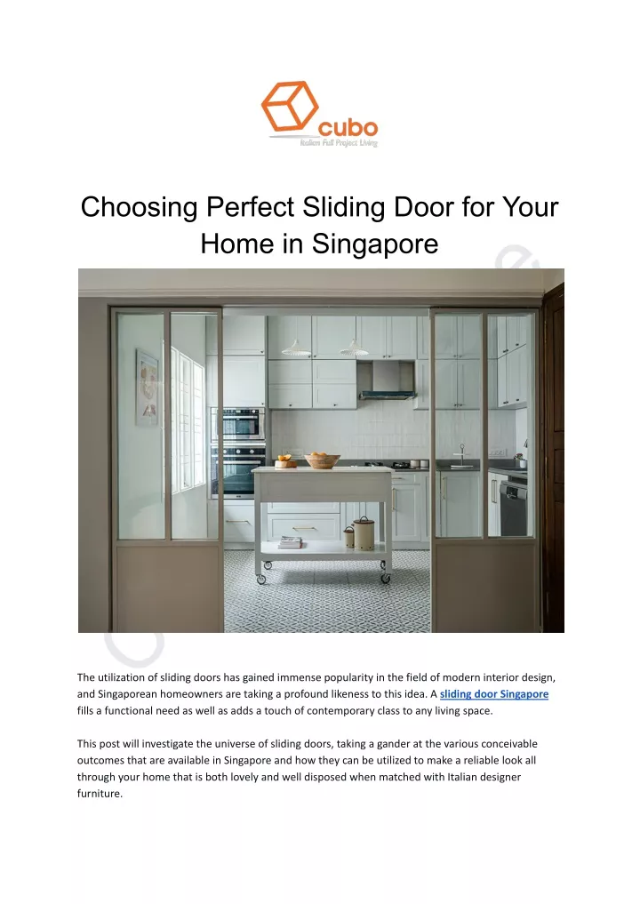 choosing perfect sliding door for your home