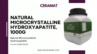 Natural Microcrystalline Hydroxyapatite, 1000g