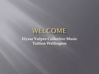 welcome
