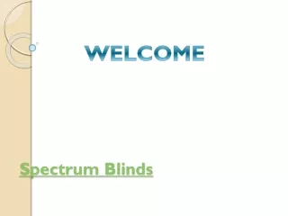 spectrum blinds