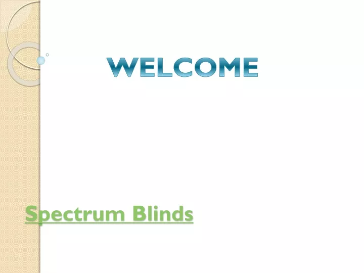 spectrum blinds