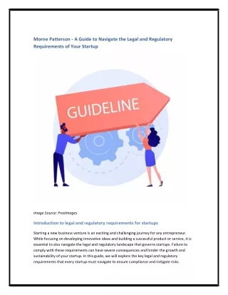 morne patterson a guide to navigate the legal