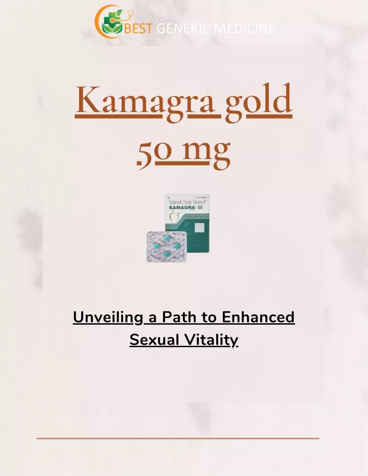 kamagra gold 50 mg