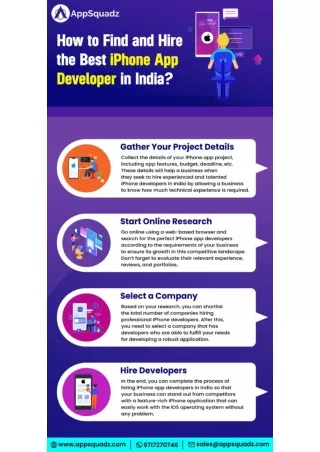 How to Find and Hire the Best iPhone App Developer in India?