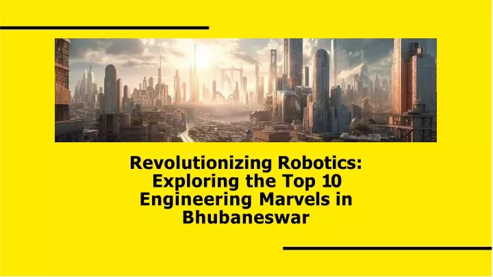 revolutionizing robotics exploring