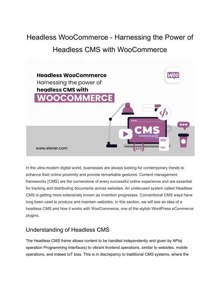 headless woocommerce harnessing the power of
