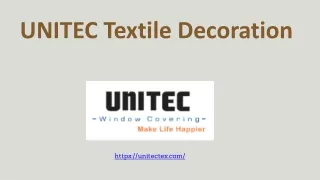 Explore and Buy Beautiful Blinds Fabric from UNITEC