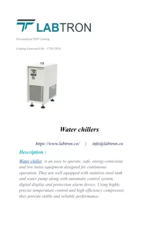 Water chillers