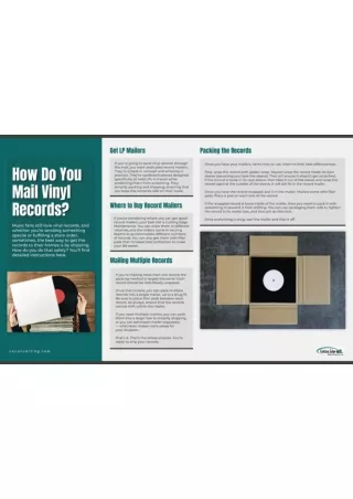 Avail of the best Lp Mailers | 4bubble.com