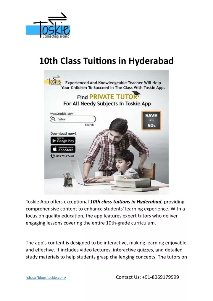 10th class tuitions in hyderabad