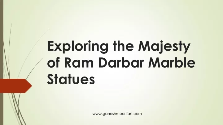 exploring the majesty of ram darbar marble statues