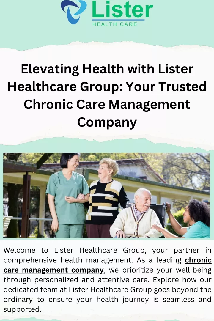 elevating health with lister healthcare group