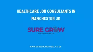 Healthcare Job Consultants in Manchester UK