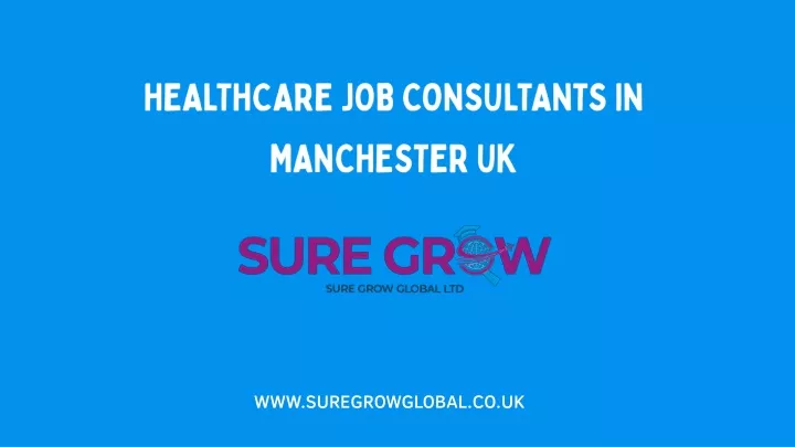 healthcare job consultants in manchester uk