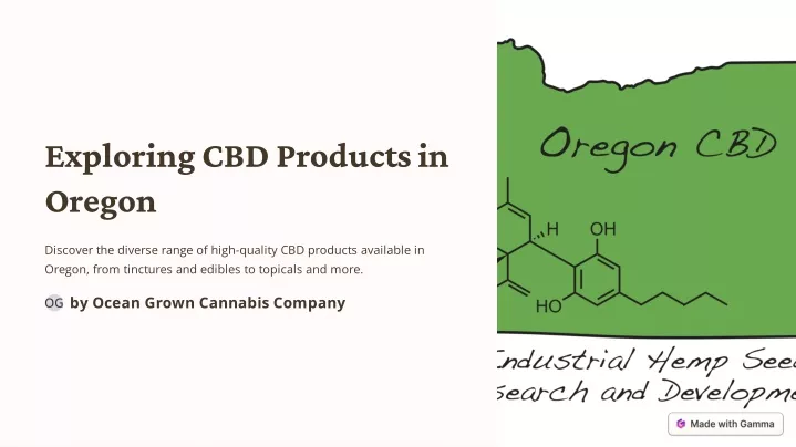 exploring cbd products in oregon