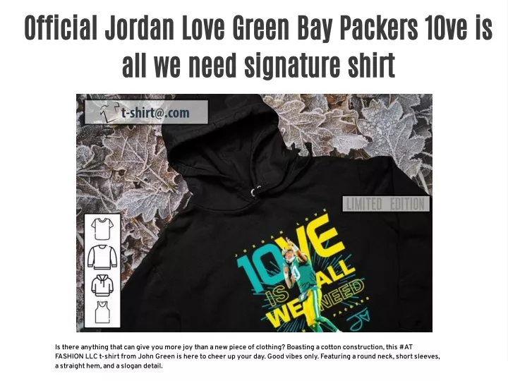 official jordan love green bay packers 10ve