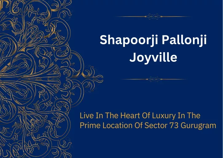 shapoorji pallonji joyville