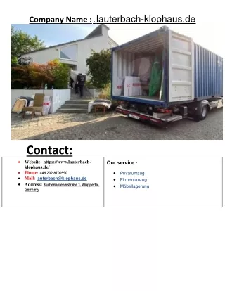 company name lauterbach klophaus de
