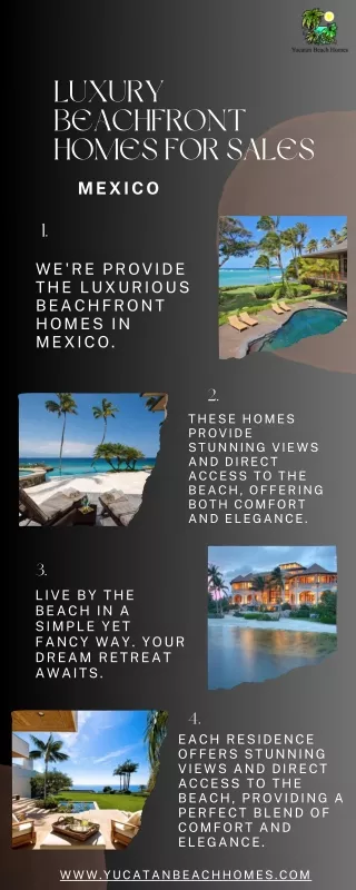 Luxury Beachfront Homes for Sales