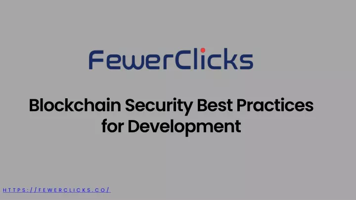 blockchain security best practices for development
