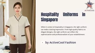 Sleek Service: Modern Singaporean Hospitality Uniforms