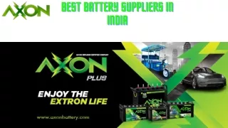 Battery Suppliers India