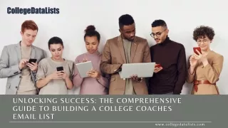 Unlocking Success The Comprehensive Guide to Building a College Coaches Email List