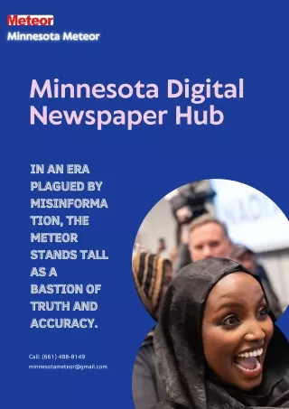 Minnesota Meteor - The Best Minnesota Digital Newspaper Hub