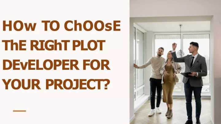 how to choose the right plot developer for your