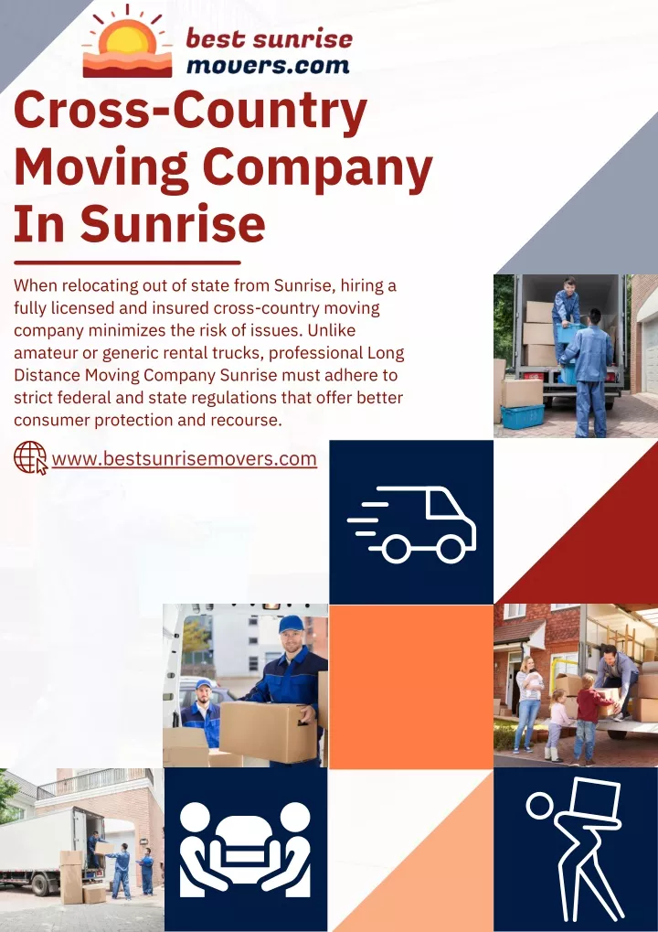 cross country moving company in sunrise