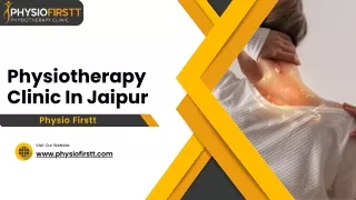 Physiotherapy Clinic in Jaipur | Physio Firstt