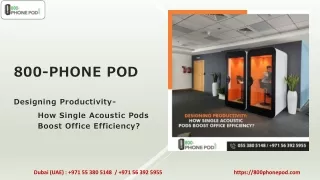 800 phone pod