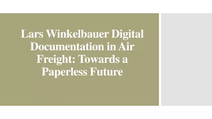 lars winkelbauer digital documentation in air freight towards a paperless future