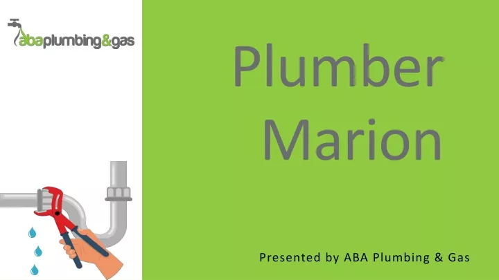 plumber marion