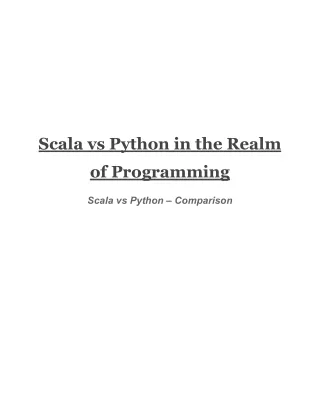 scala vs python in the realm