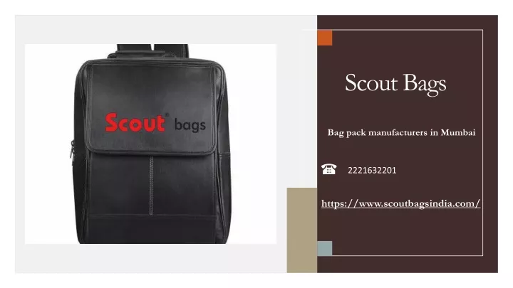 scout bags