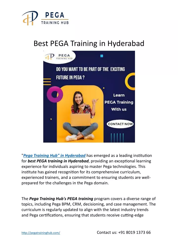 best pega training in hyderabad