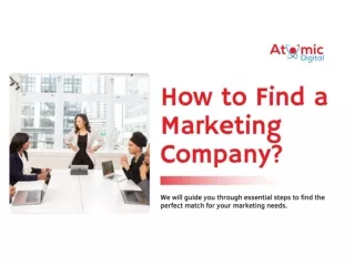 How to Find a Marketing Company Online - Atomic Digital