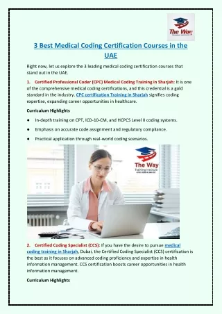 3 best medical coding certification courses