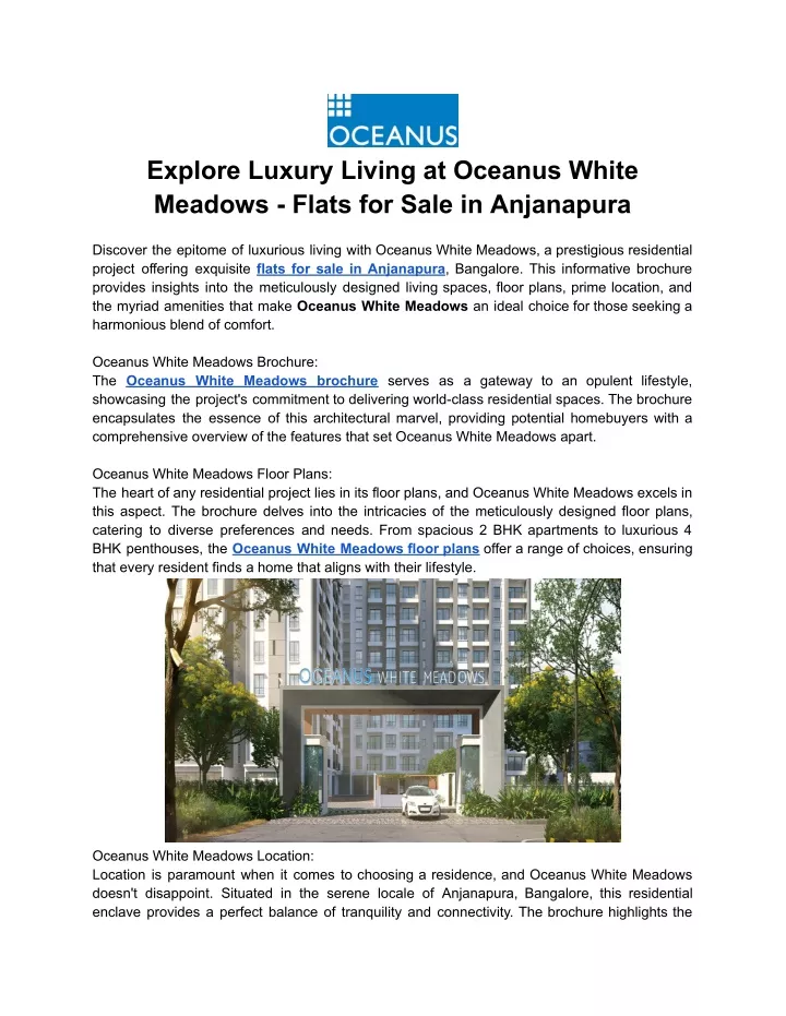 explore luxury living at oceanus white meadows