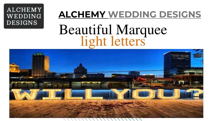 alchemy wedding designs