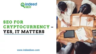 SEO for Cryptocurrency – Yes, It Matters | IndeedSEO