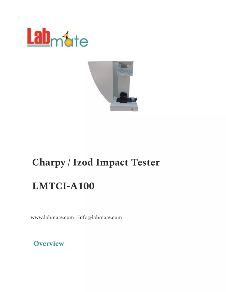 charpy izod impact tester