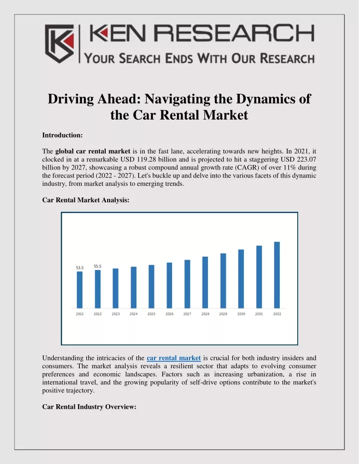 PPT - Navigating the Dynamics of the Car Rental Market PowerPoint Presentation - ID:12835055