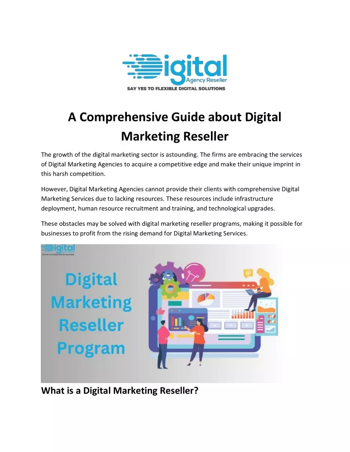a comprehensive guide about digital marketing