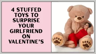 4 Stuffed Toys to Surprise Your Girlfriend on Valentine’s