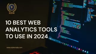 10 bEST web analytics tools to use in 2024