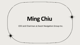 Ming Chiu - A Growth-Oriented Executive - New York