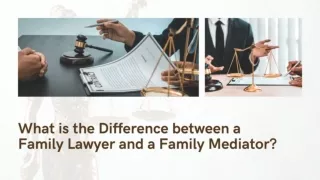 What is the Difference between a Family Lawyer and a Family Mediator?