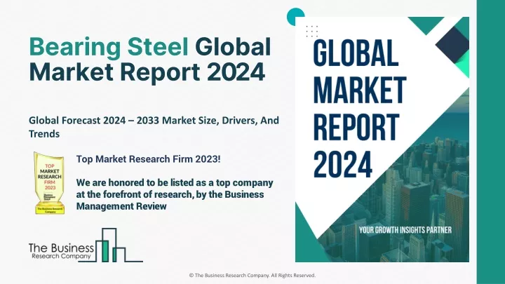 bearing steel global market report 2024